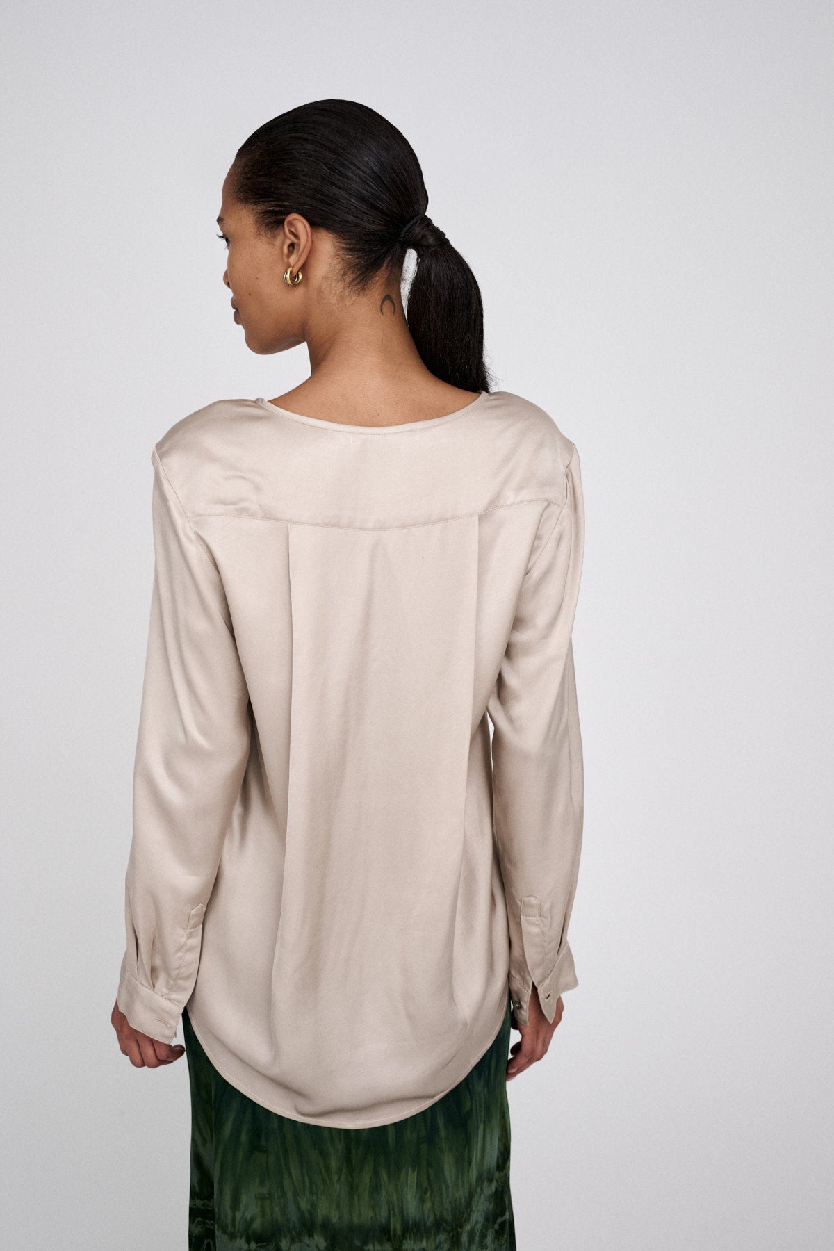 Ibi - Bloom blouse I Hazelnut combo 4 - Rabens Saloner - DK
