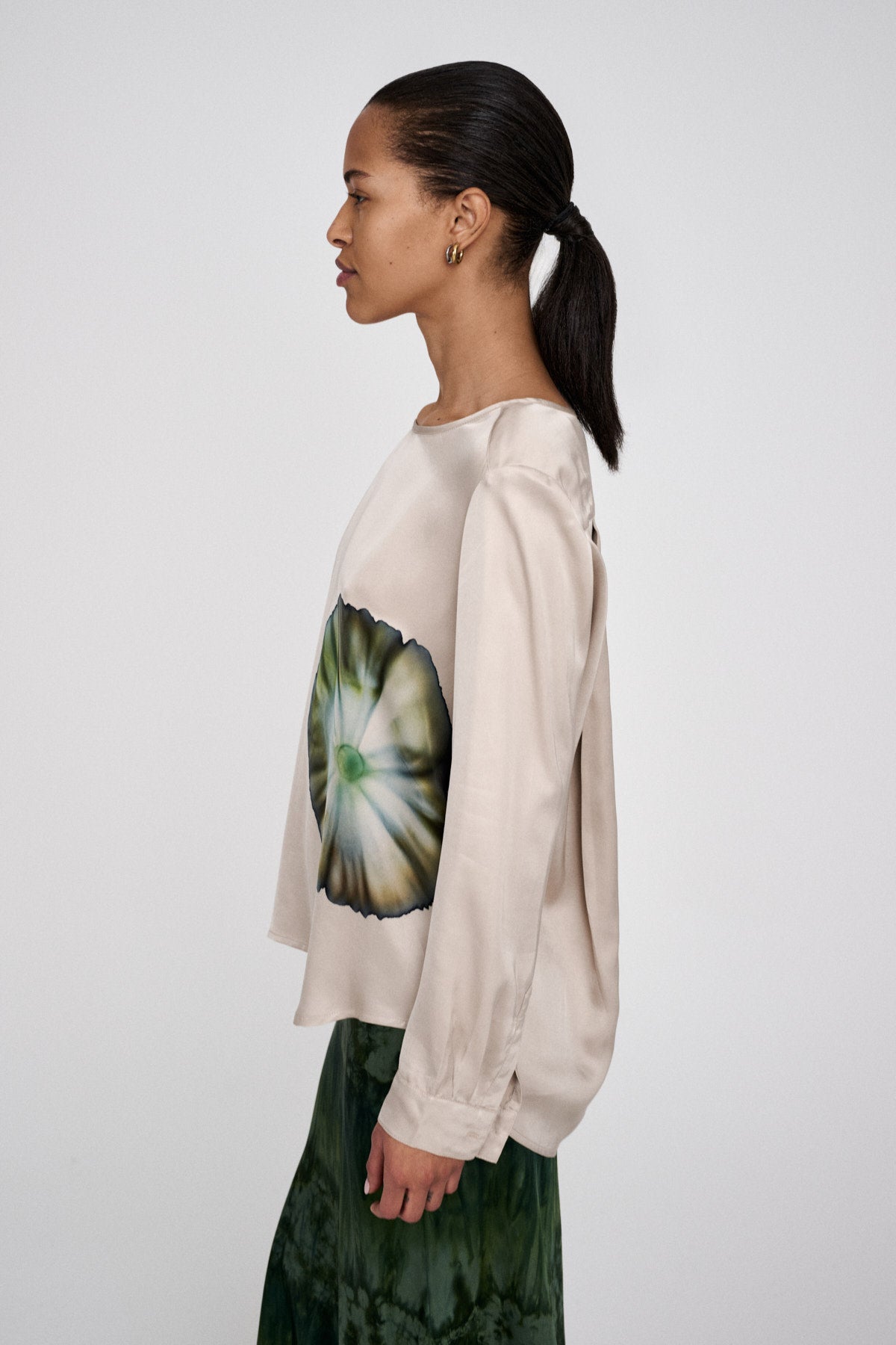 Ibi - Bloom blouse I Hazelnut combo 6 - Rabens Saloner - DK
