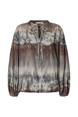 Ira - Arizona tie shirt I Cement combo Cement combo XS 1 - Rabens Saloner - DK