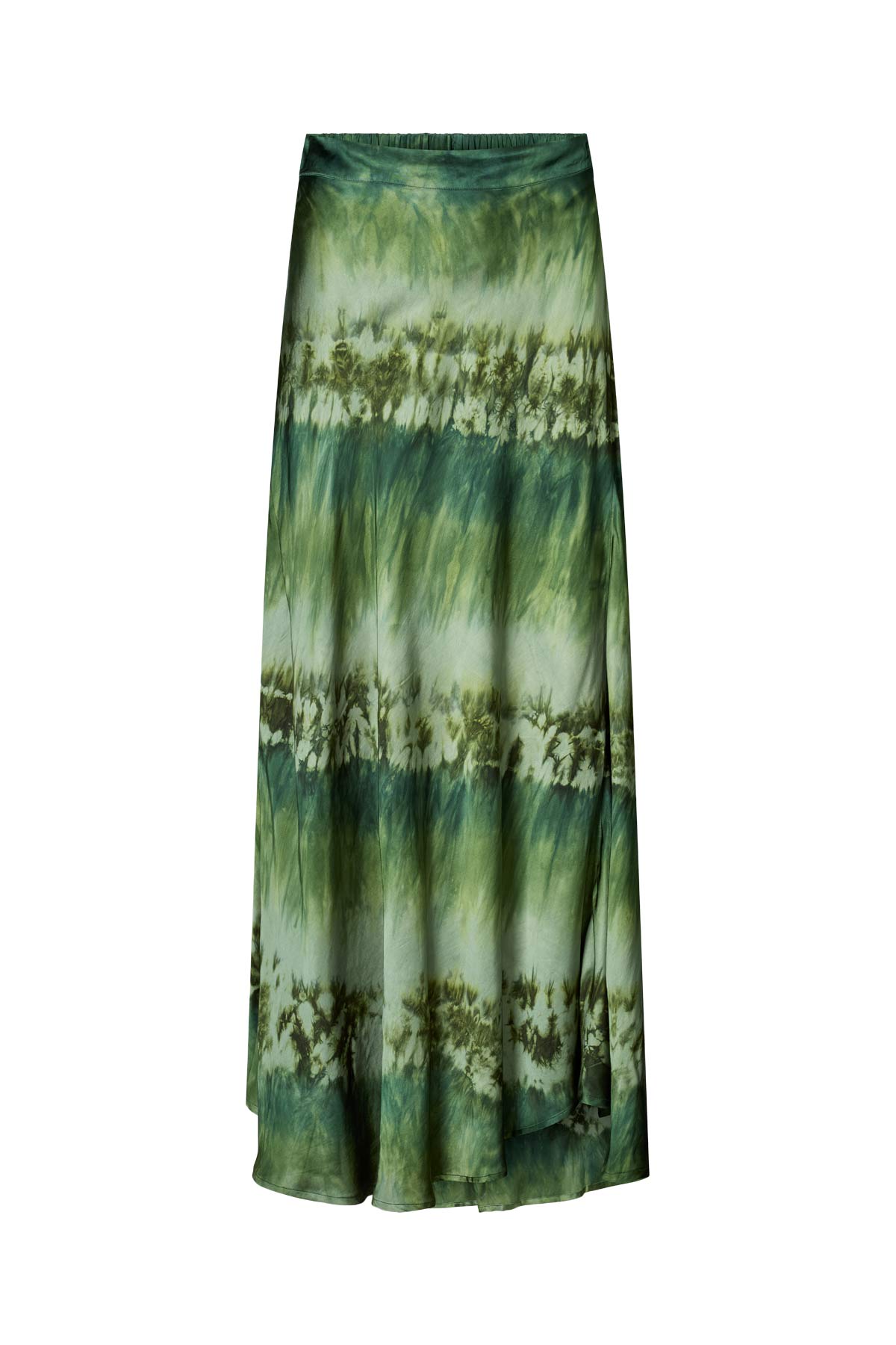 Willie - Arizona long A-line skirt I Bottle green combo Bottle green combo XS 2 - Rabens Saloner - DK