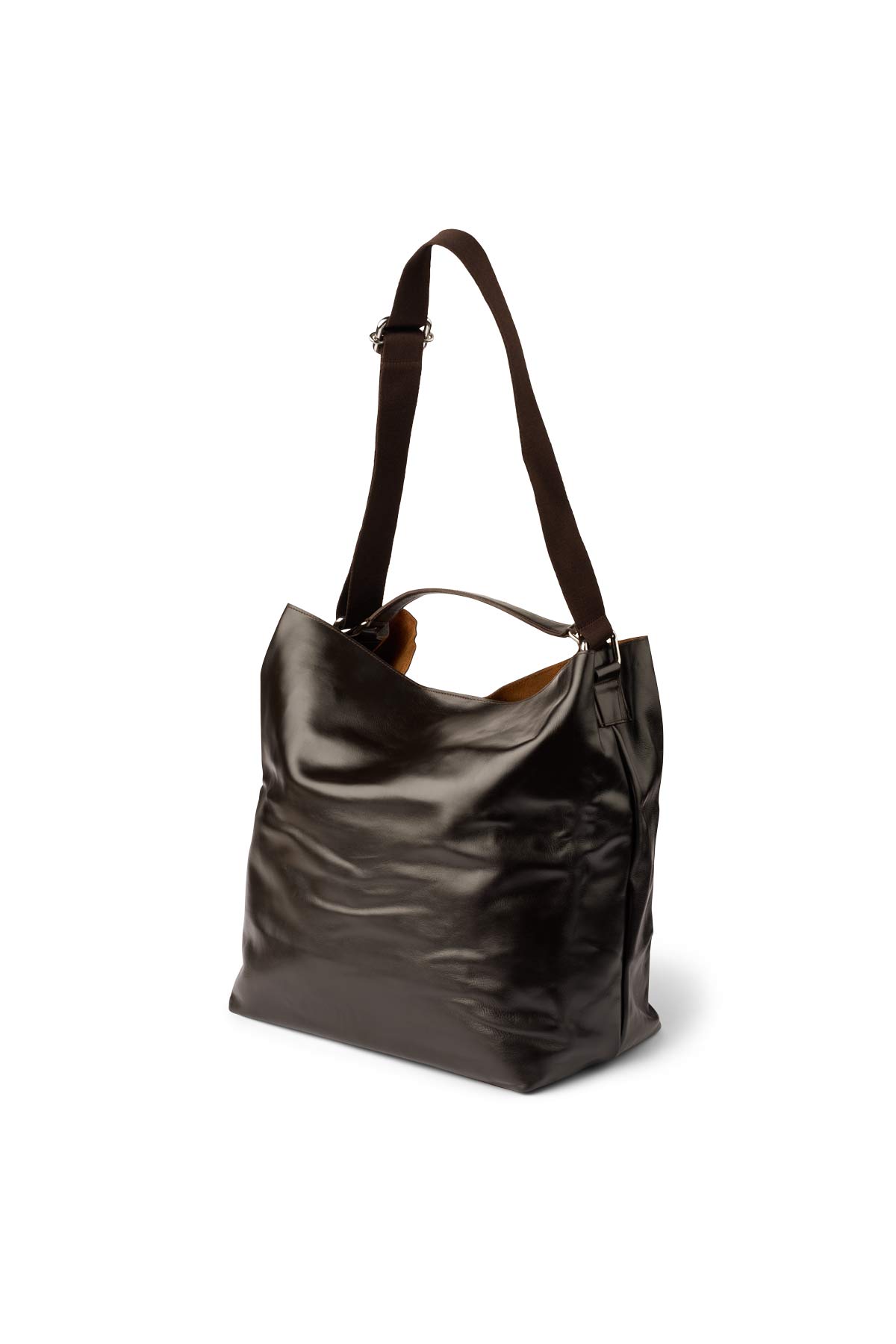 Daya - Leather large bucket bag I Coffee Coffee O/S 6 - Rabens Saloner - DK