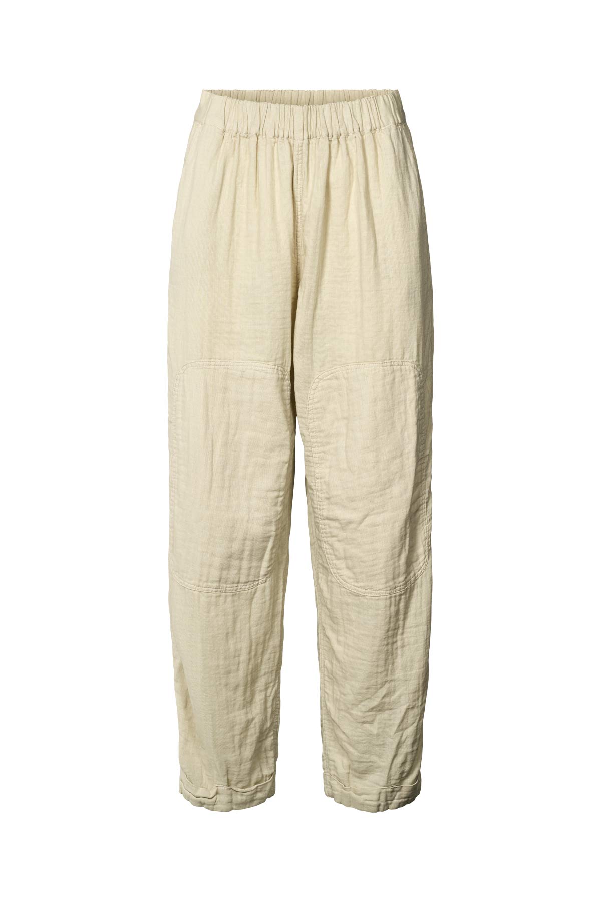 Cotton double knee patch pants - Johanne I Pelican grey Pelican grey XS/S 6 - Rabens Saloner - DK