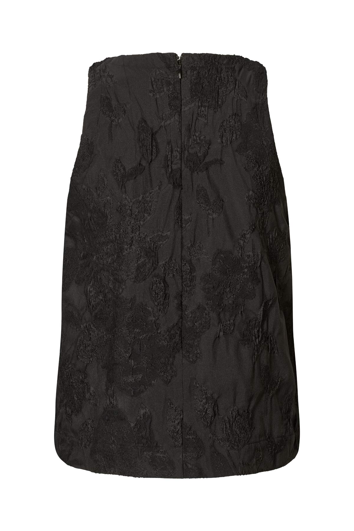 Clipped jacquard tank top - Piper I Pirate black 8 - Rabens Saloner - DK