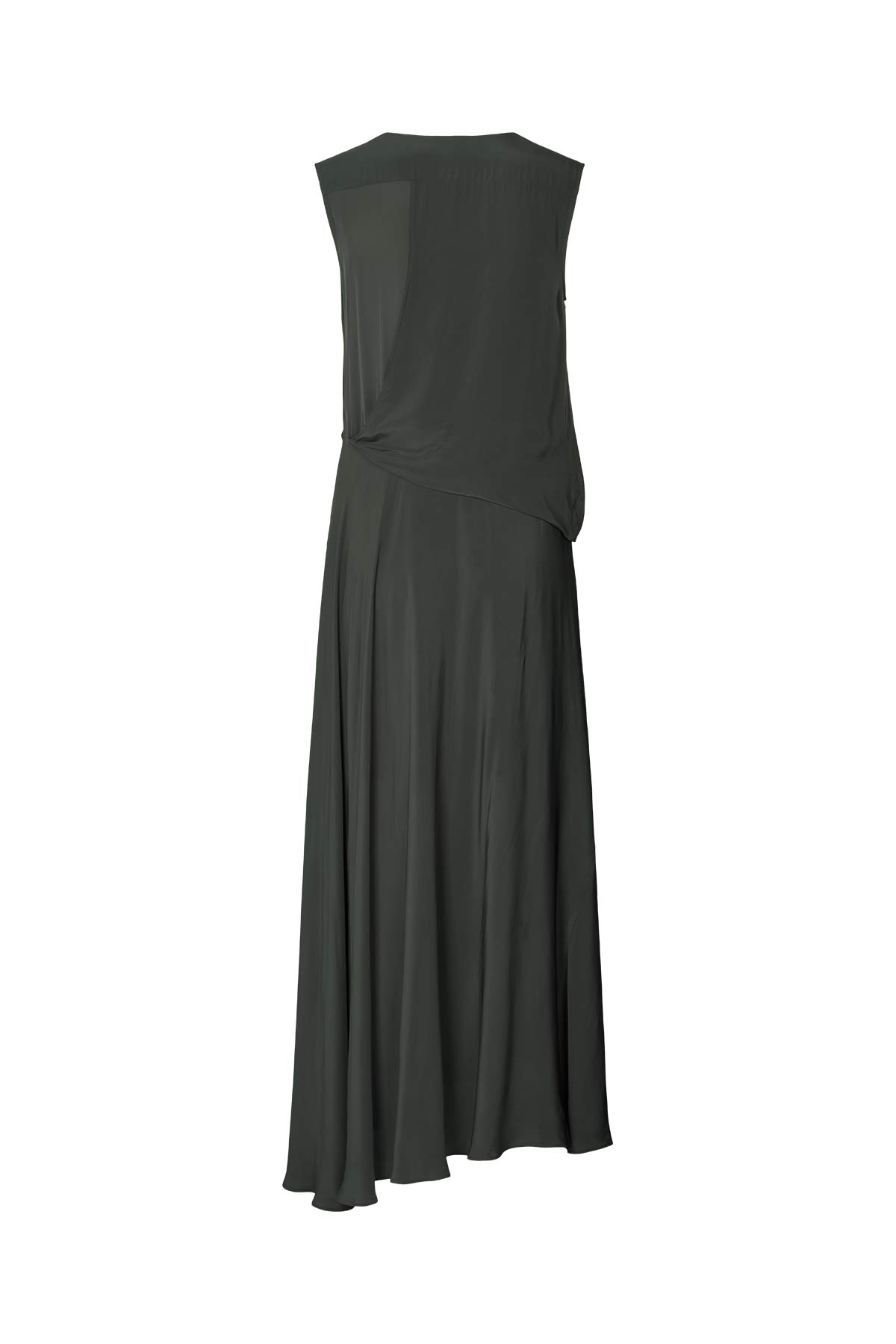 Ellemi - Matte drape dress I Pirate black 2 - Rabens Saloner - DK