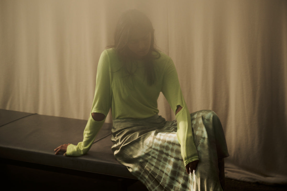 Jacka - Lucid long sleeve detail top I Limonade 8 - Rabens Saloner - DK