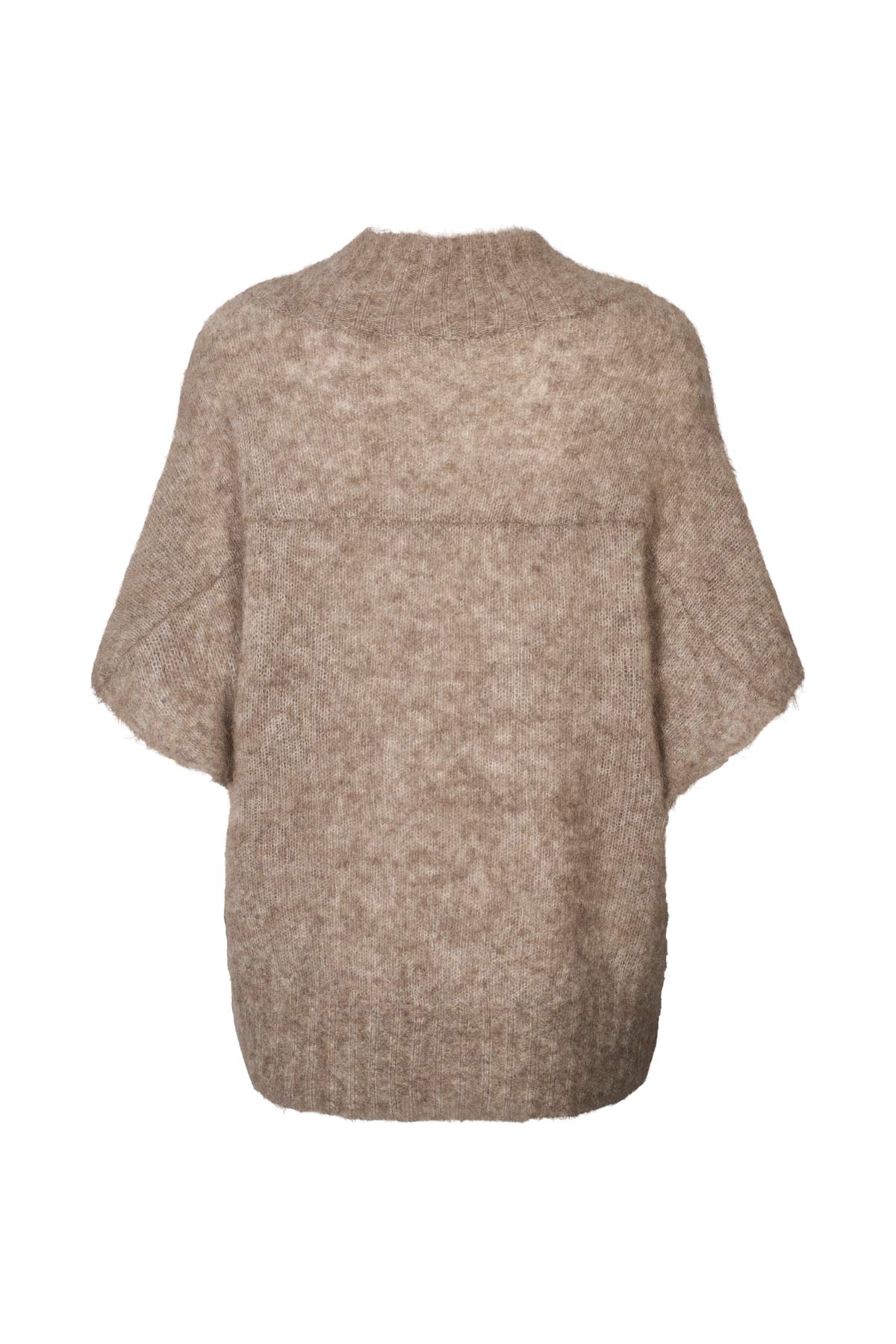 Superlight knit tunic top - Asna I Mushroom