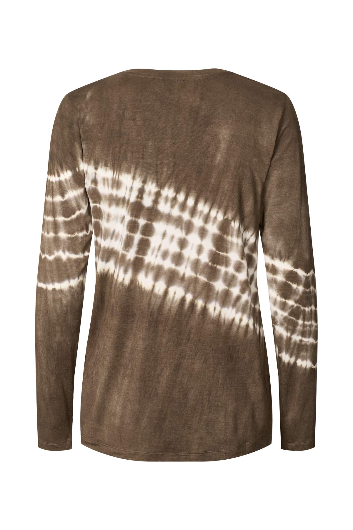 Xenia - Frequency long sleeve t-shirt I Dry mocca combo 6 - Rabens Saloner - DK