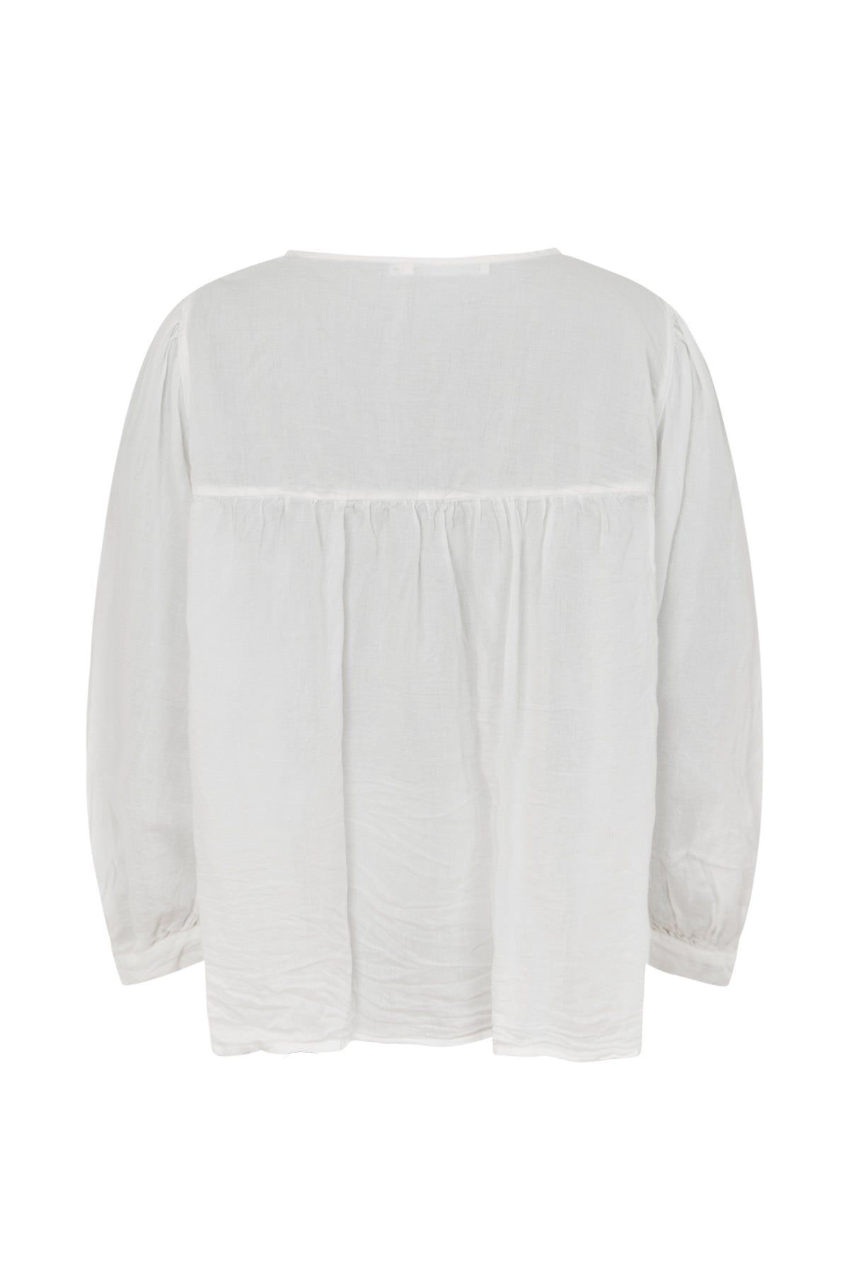 Eike - Cotton full sleeve blouse I White 2 - Rabens Saloner - DK