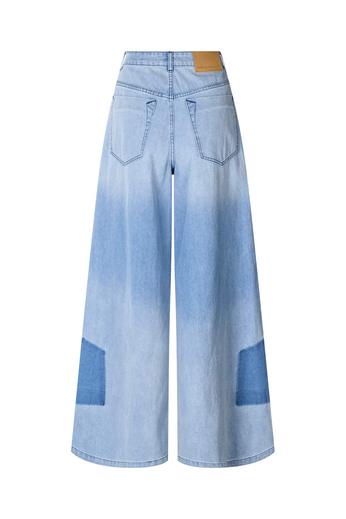 Lane - Light denim wide leg pants I Light washed denim 11 - Rabens Saloner - DK