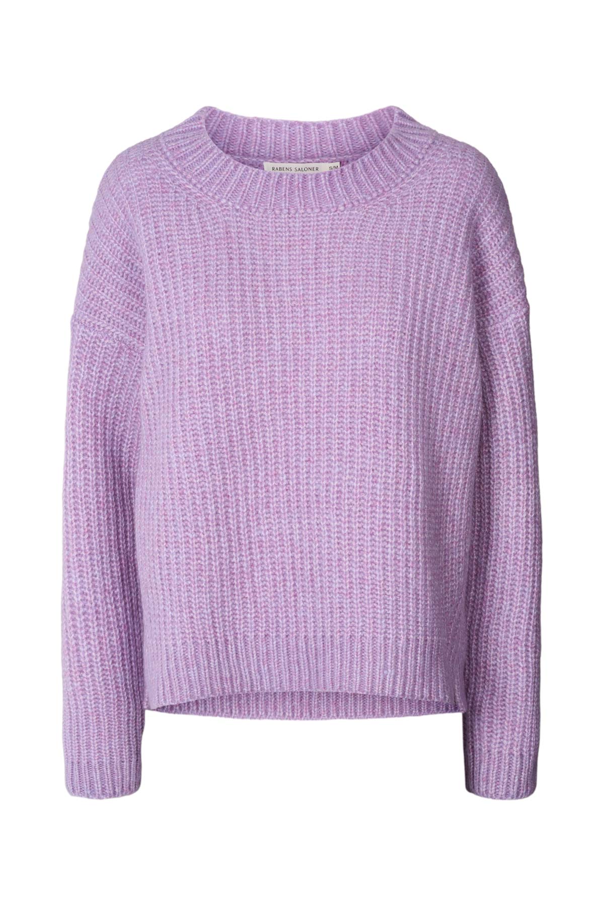 Hifa - Open knit cosy sweater I Lavender Lavender XS/S 1 - Rabens Saloner - DK