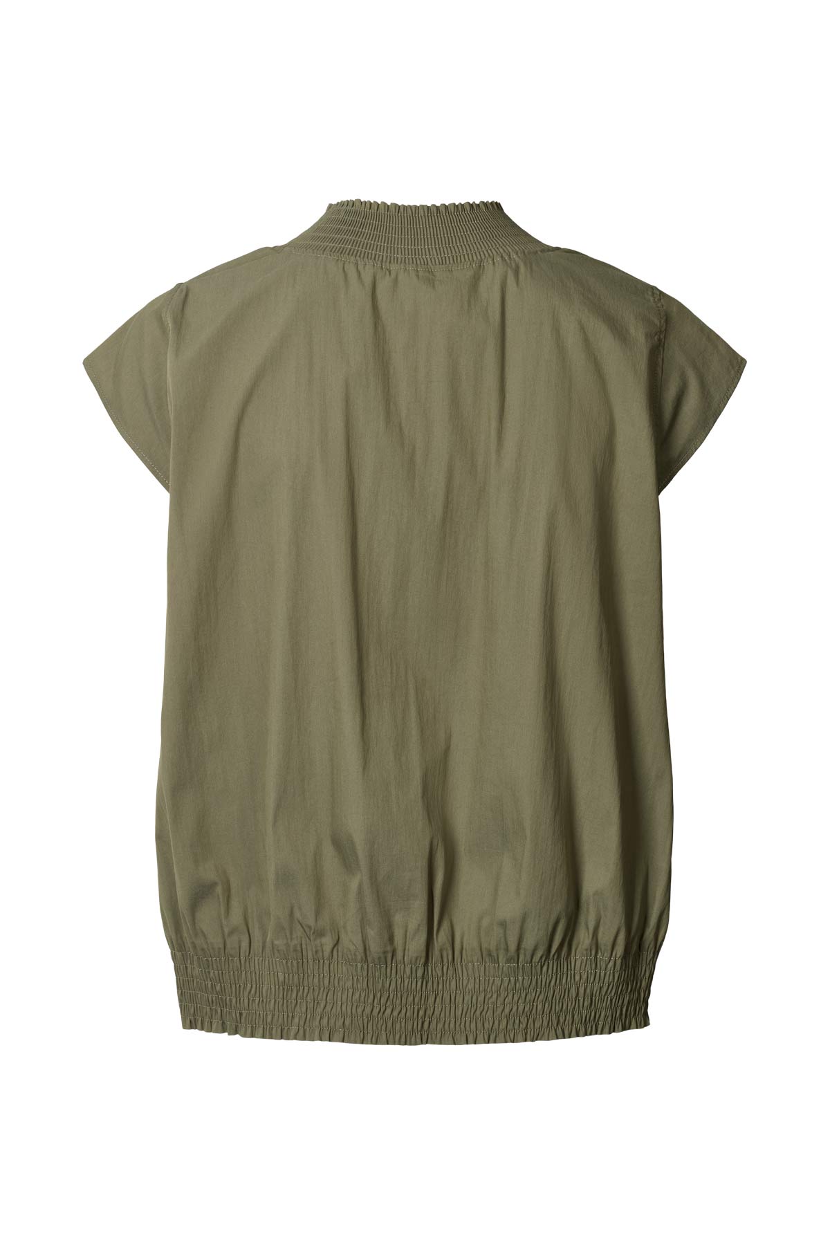 Dori - Papery shirring top I Shadow 5 - Rabens Saloner - DK