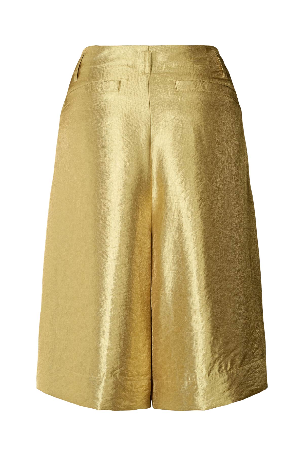 Feliza - Woven gold shorts I Gold 7 - Rabens Saloner - DK