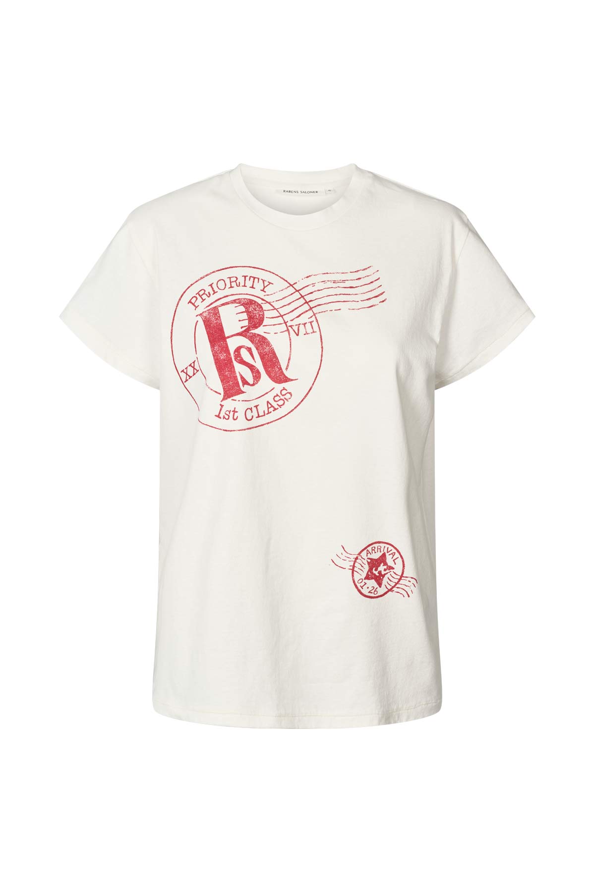 Ambla - Postal t-shirt I Chalk 3 - Rabens Saloner - DK