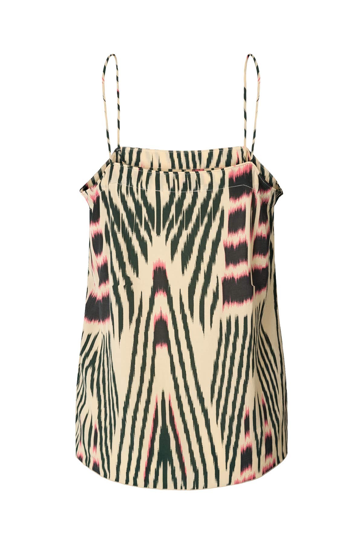 Karis - Ikat camisole I Forest pink sand 6 - Rabens Saloner - DK