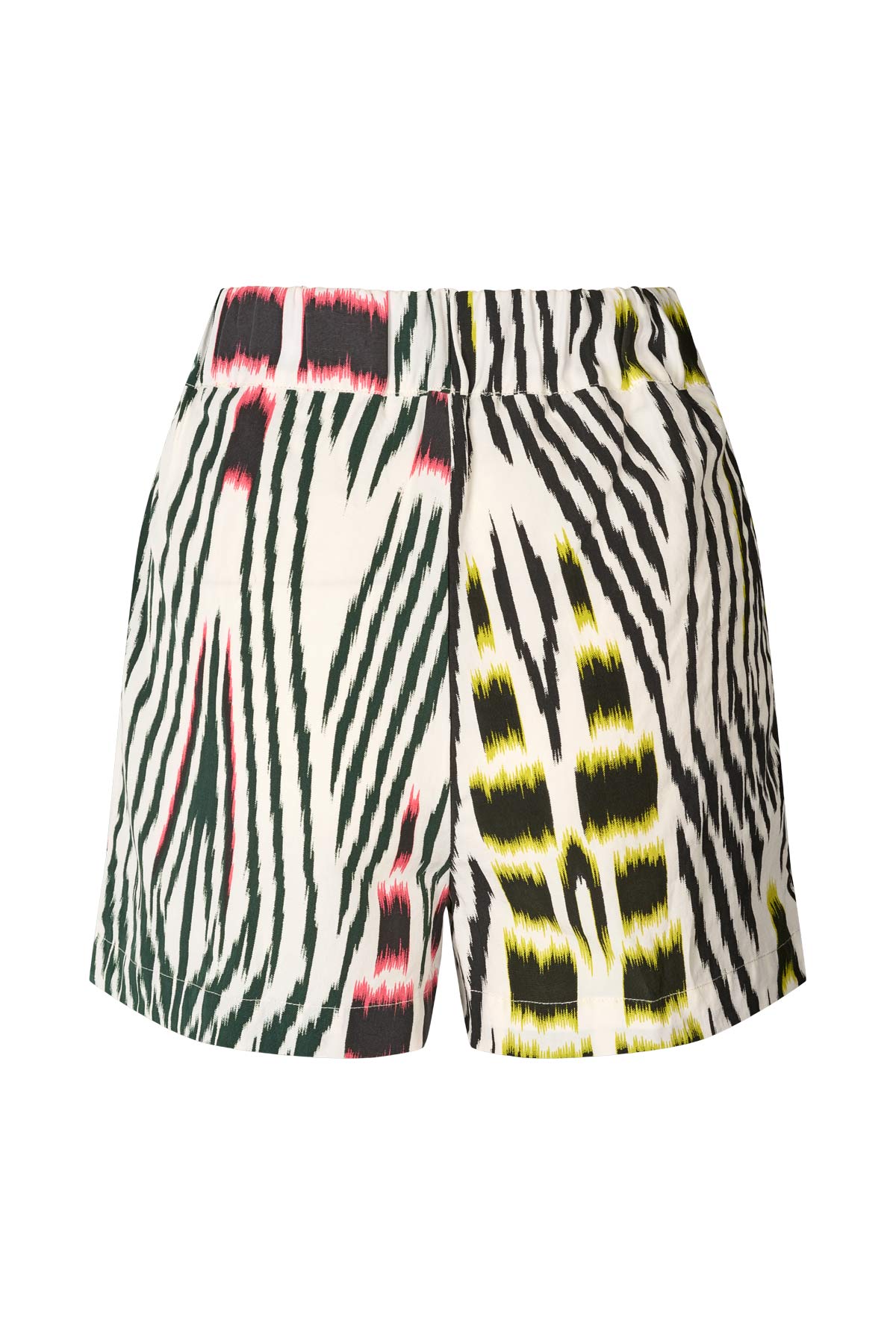 Lania - Ikat combo shorts I Citrus black ivory & pink combo 2 - Rabens Saloner - DK