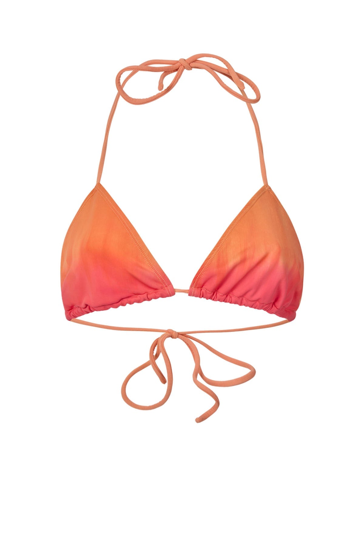 Merle - Fusion triangle top I Mandarin pink Mandarin pink XS 1 - Rabens Saloner - DK