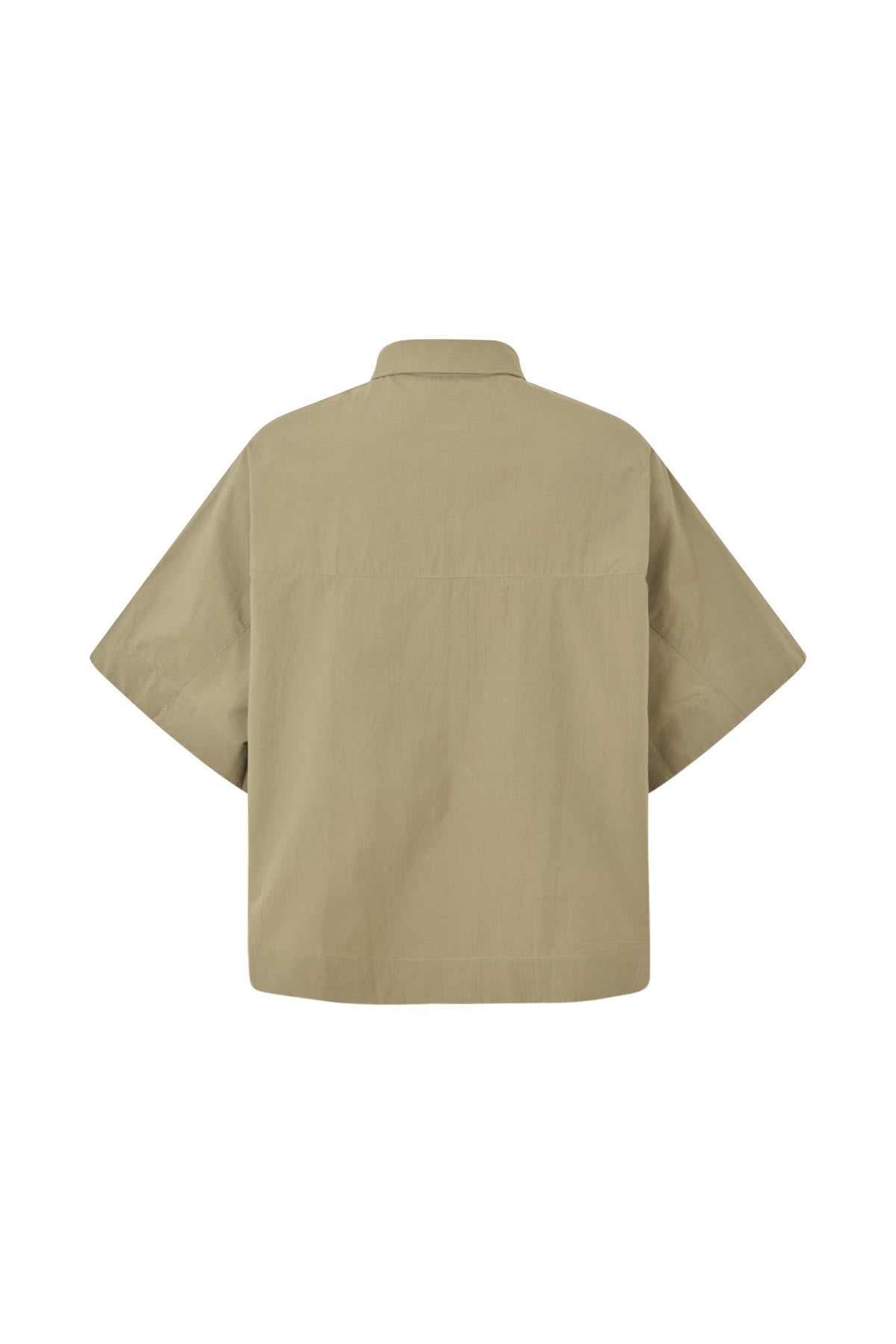 Berte - Poplin curved hem shirt I Vertiver 2 - Rabens Saloner - DK