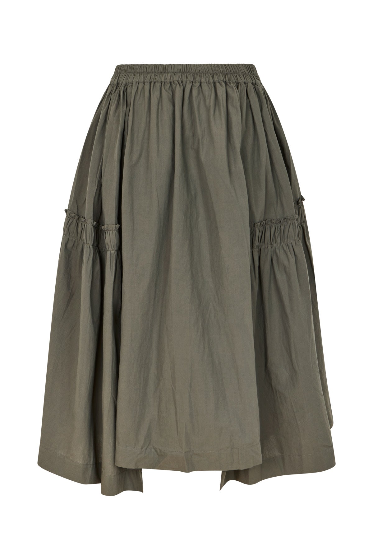 Brigida - Poplin full skirt I Faded black 2 - Rabens Saloner - DK