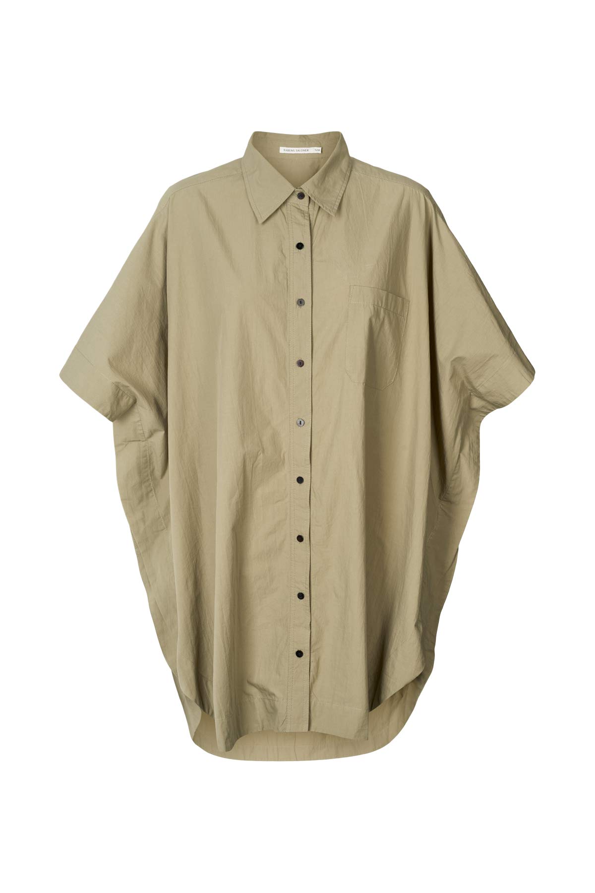 Berta - Poplin curved hem shirt dress I Vertiver Vertiver XS/S 7 - Rabens Saloner - DK