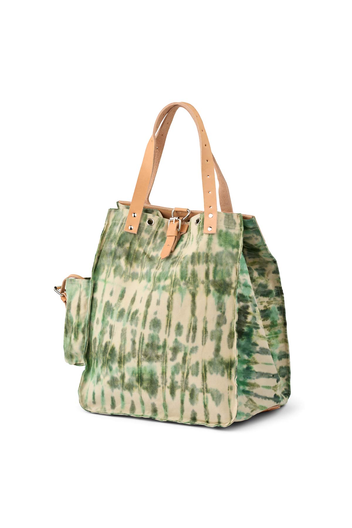 Ceci - Fossil with leather large bag I Army combo Army combo O/S 1 - Rabens Saloner - DK