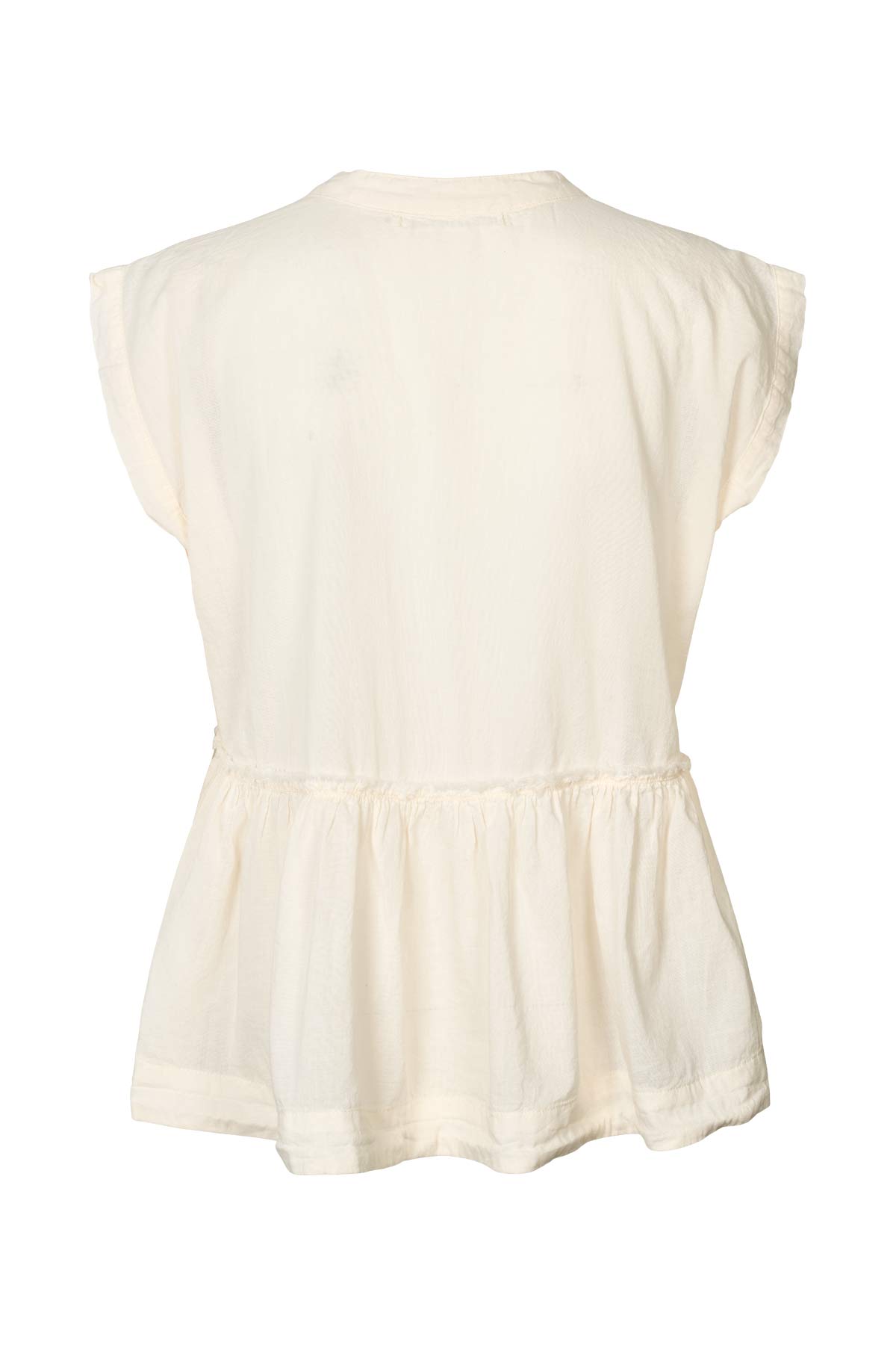 Deona - Cotton blouse I Bone 7 - Rabens Saloner - DK