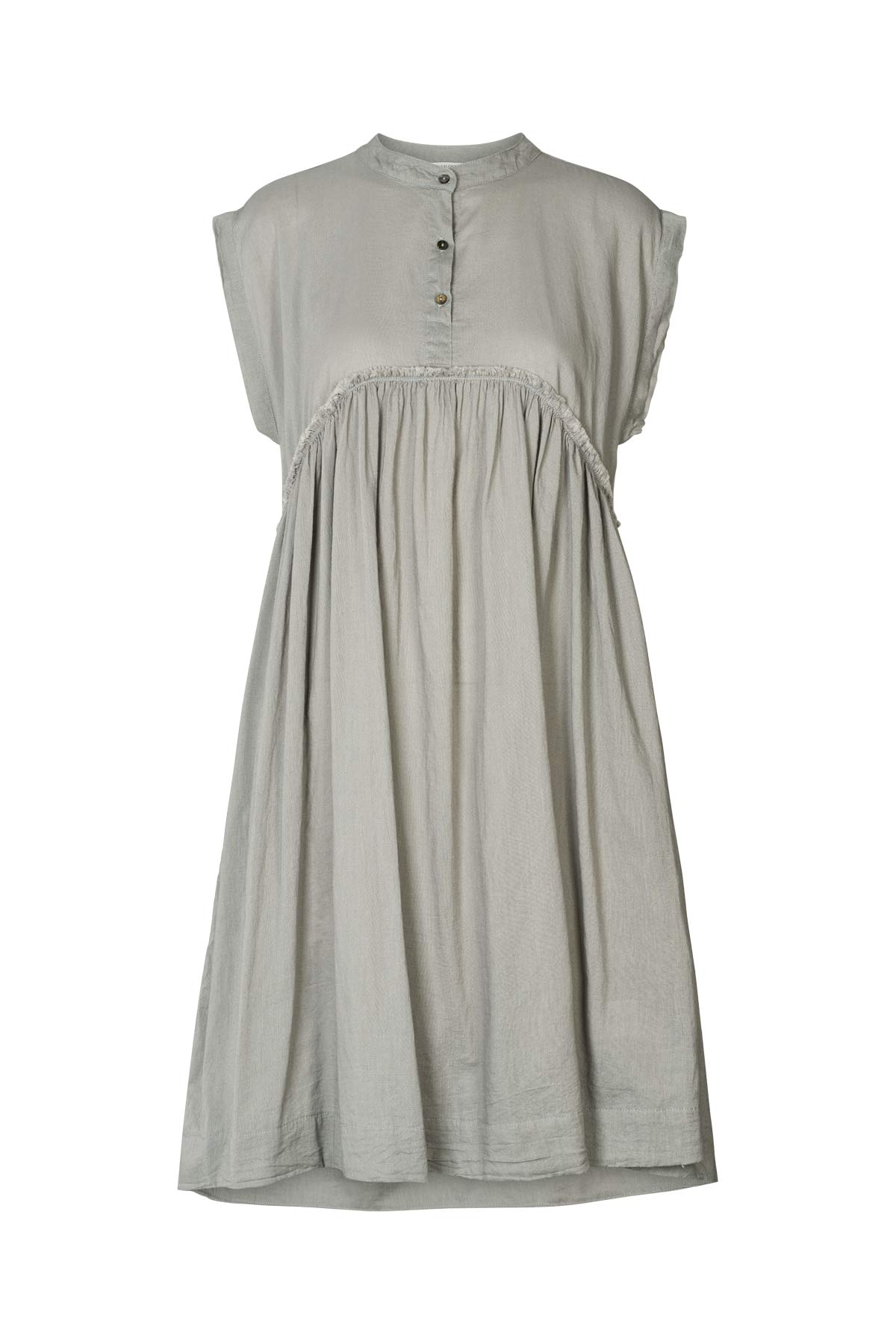 Devina - Cotton dress I Cement Cement XS 12 - Rabens Saloner - DK