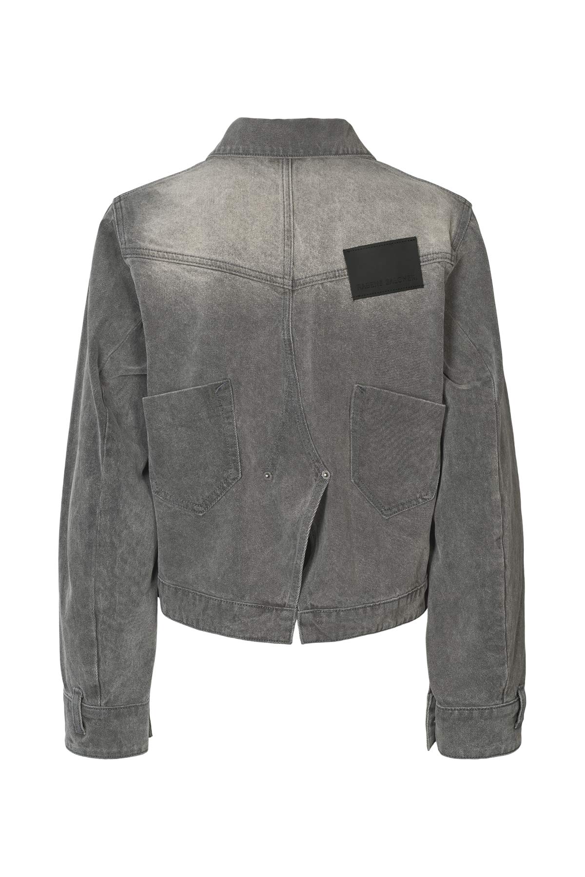 Janny - Grey denim jacket I Washed grey 6 - Rabens Saloner - DK