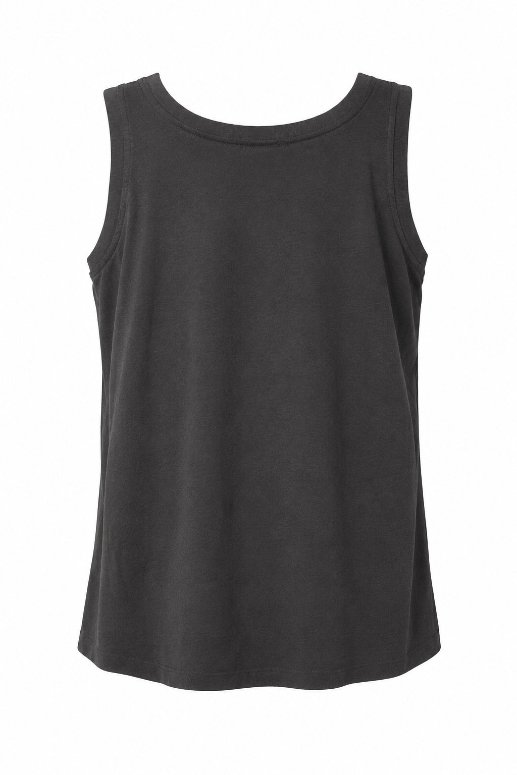 Abbi - Vintage jersey pocket tank top I Faded black 2 - Rabens Saloner - DK