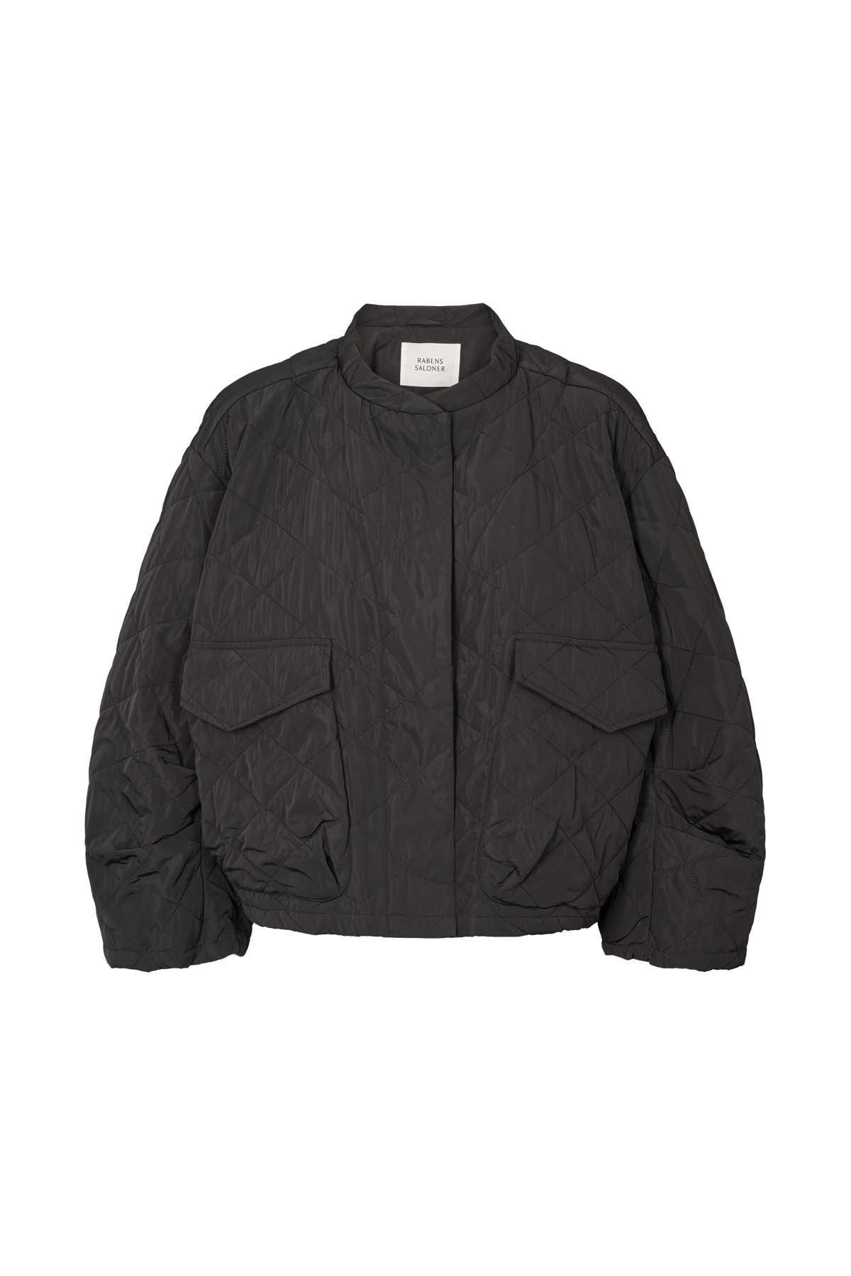 Rhea - Tech quilt jacket I Black 5 - Rabens Saloner - DK