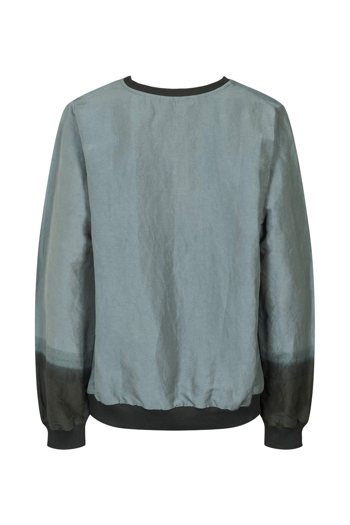 Ommi - Horizon sweat top I Grey/black 5 - Rabens Saloner - DK