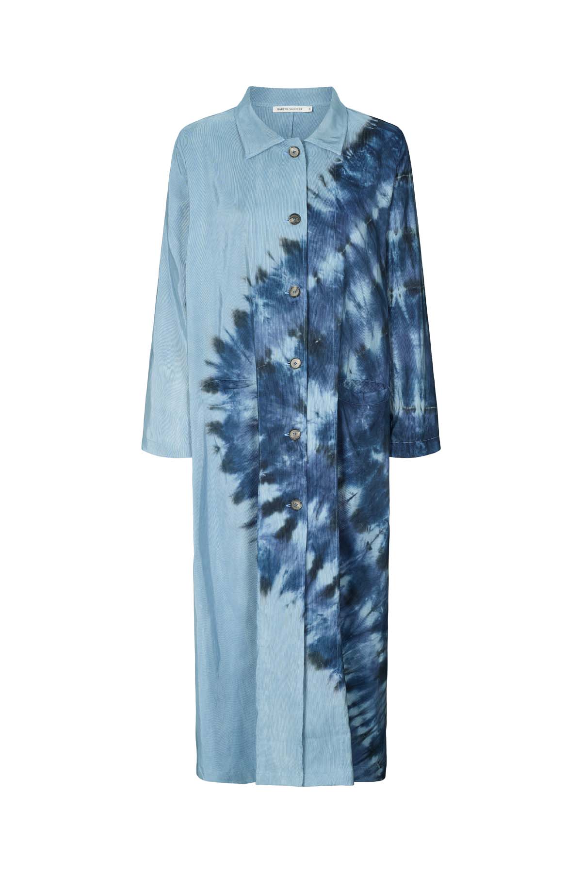 Celine - Lava long coat I Blue combo 5 - Rabens Saloner - DK