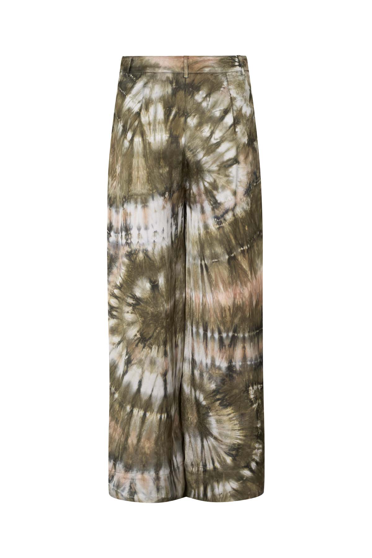 Briana - Lava pleat wide pants I Rust combo 6 - Rabens Saloner - DK