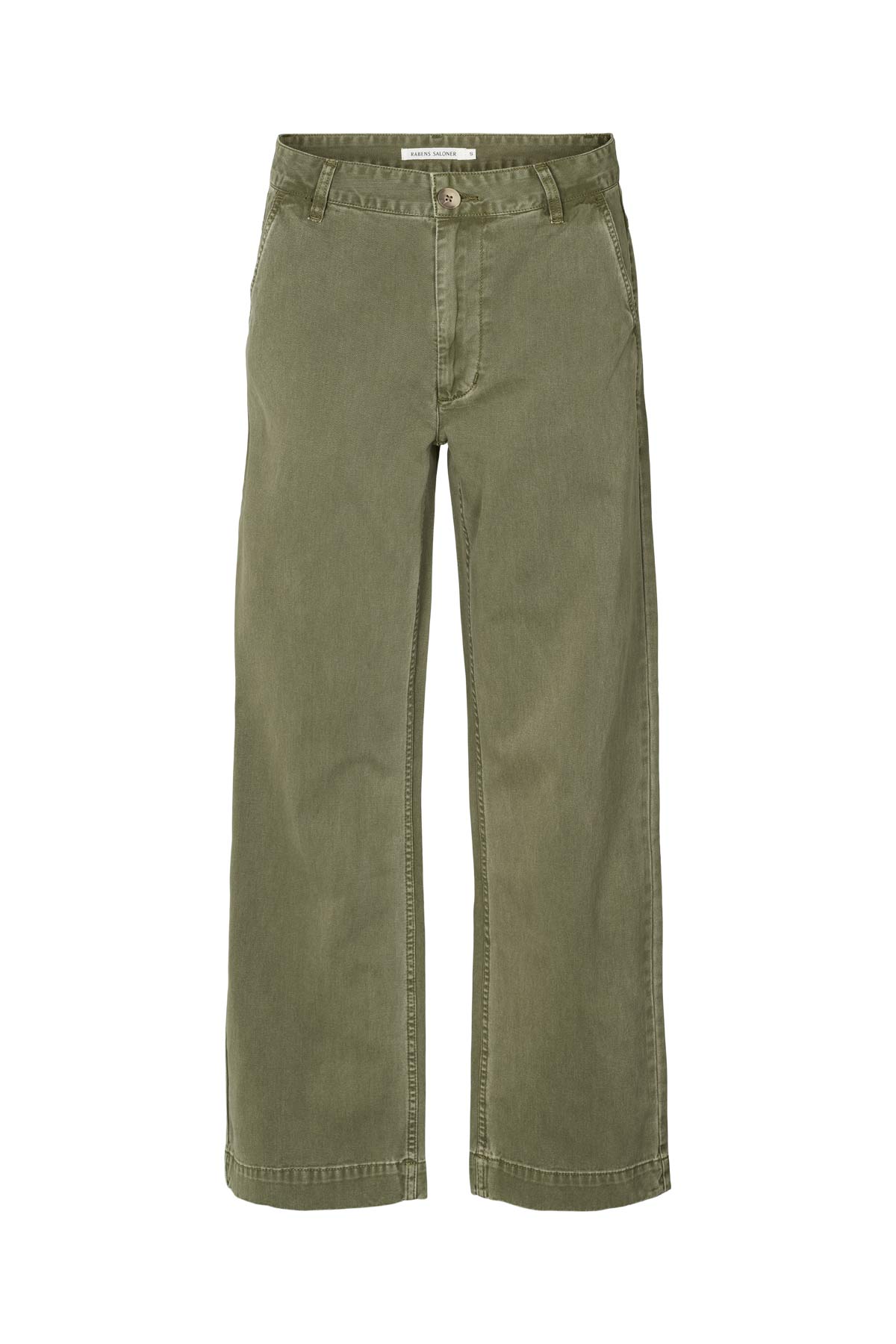Sabina - Canvas pants I Washed sage Washed sage XS 3 - Rabens Saloner - DK