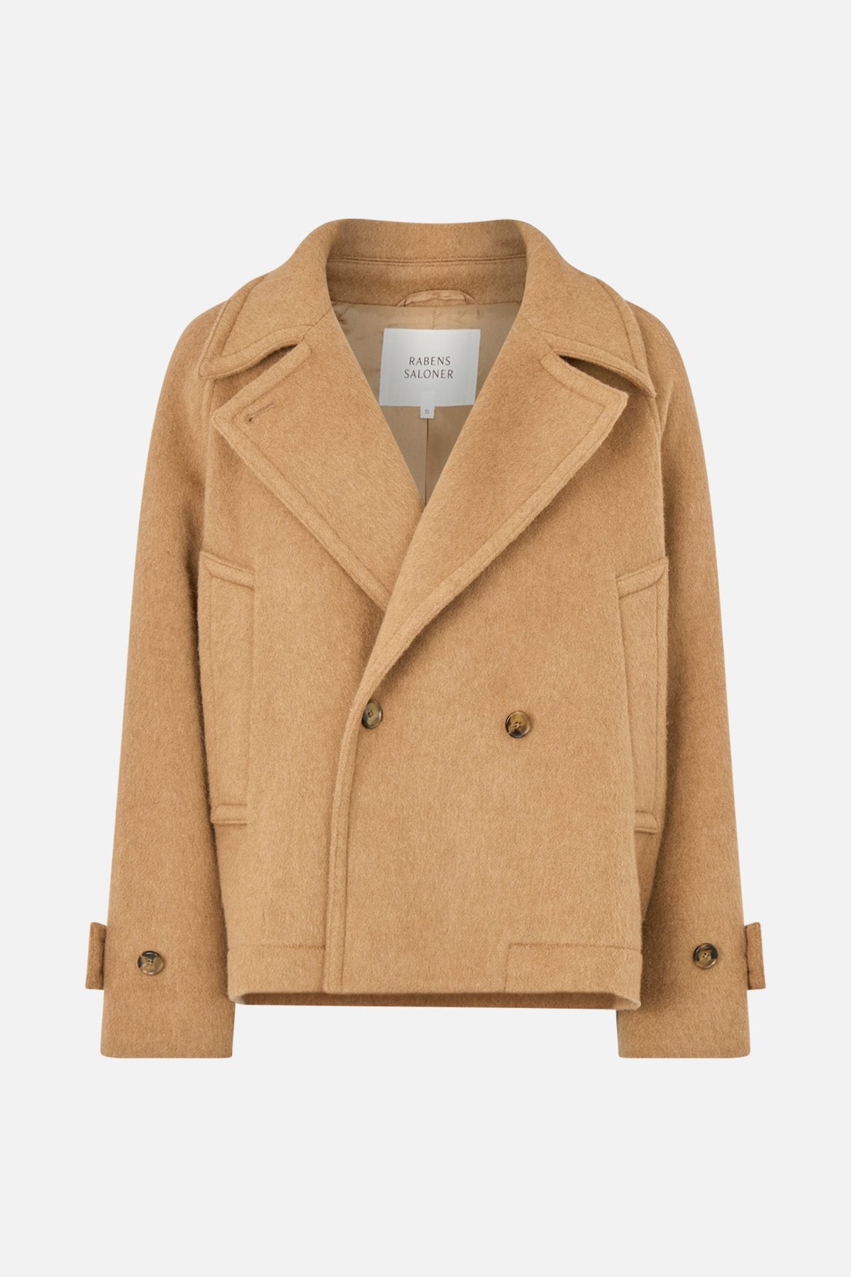 Elea - Wooly jacket I Camel