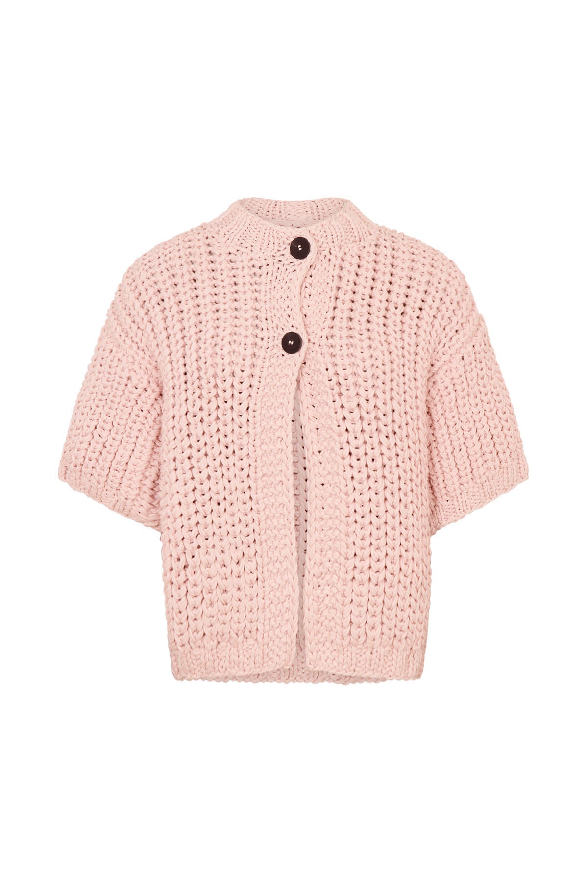 Alice - Rope knit cardigan I Blush Blush O/S 1 - Rabens Saloner - DK