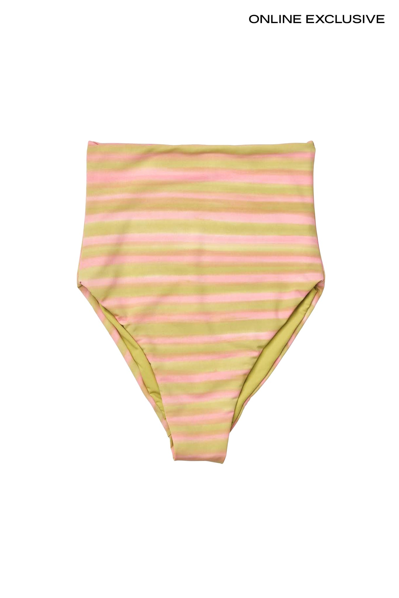 Blurred line highwaist panties - Miranda I Lime combo 1 - Rabens Saloner - DK