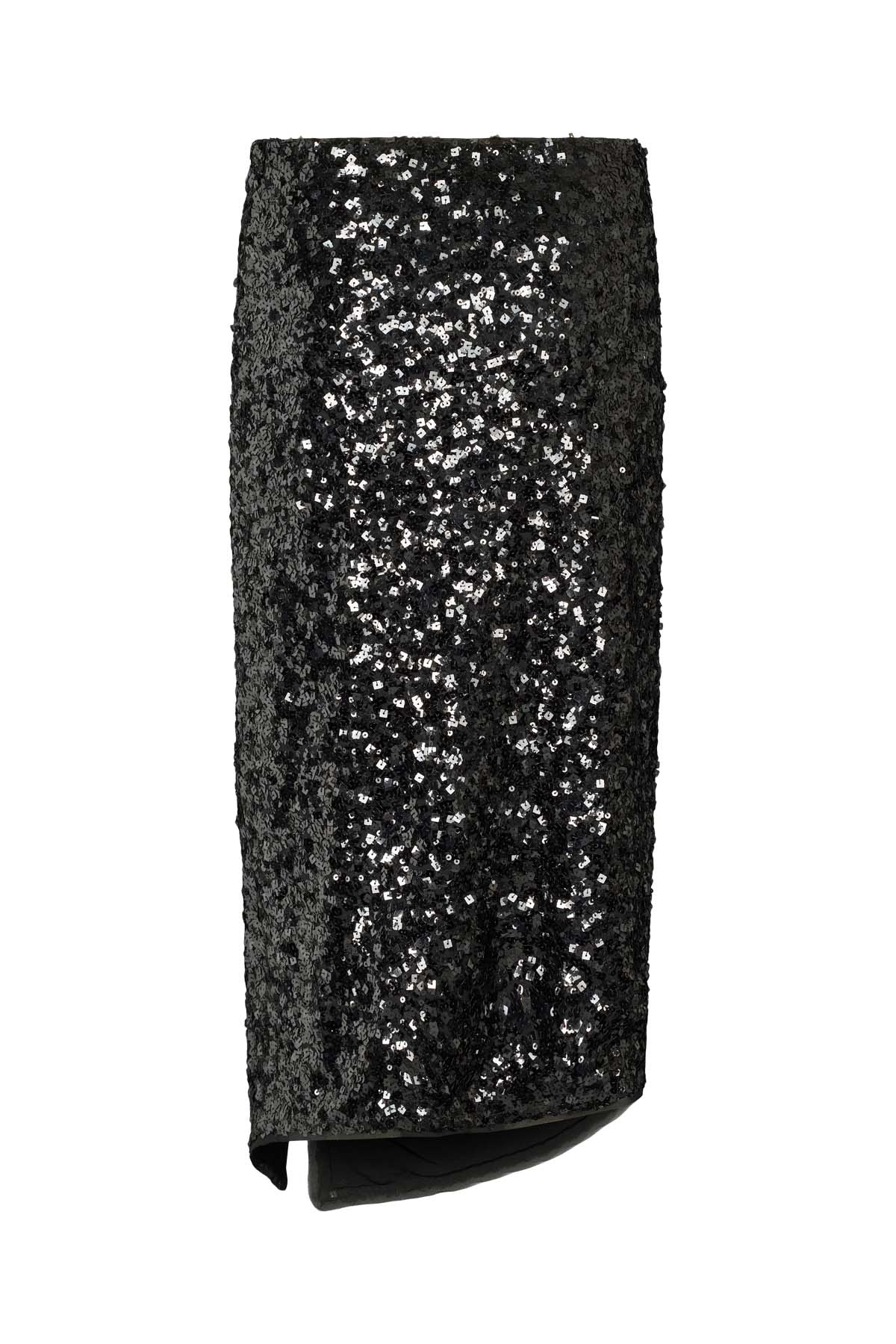 Liana - Sequin skirt I Black 4 - Rabens Saloner - DK