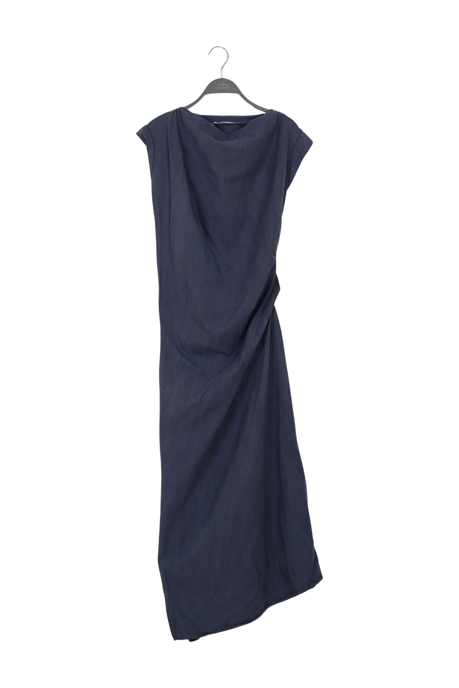 PreLoved Orana - Aviator draped dress I Dusty Navy - S