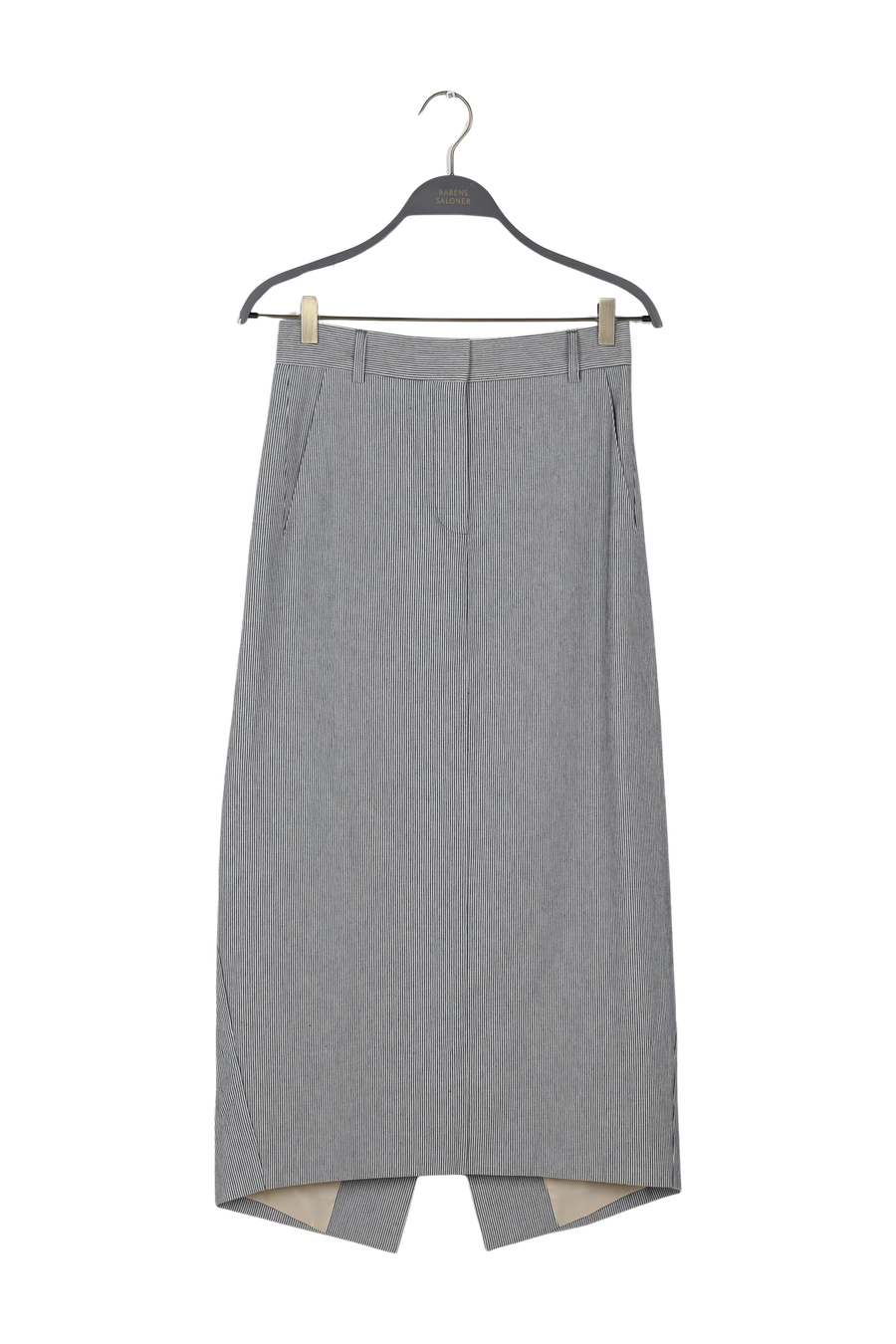PreLoved Luzie - Striped tailoring long skirt - S 1 - Rabens Saloner - DK