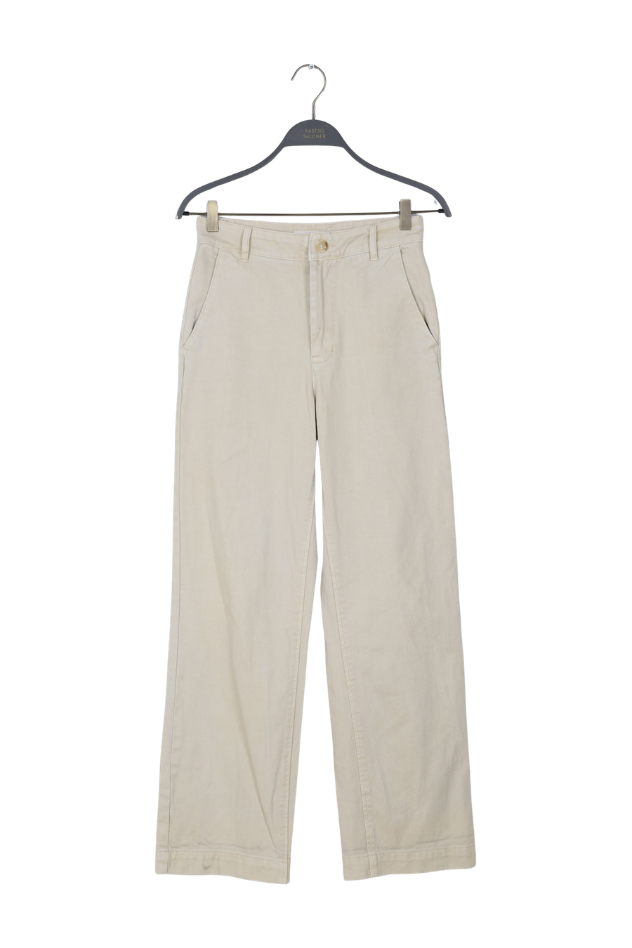 PreLoved Sabina - Canvas drill pant I Bone - XS Bone XS 1 - Rabens Saloner - DK