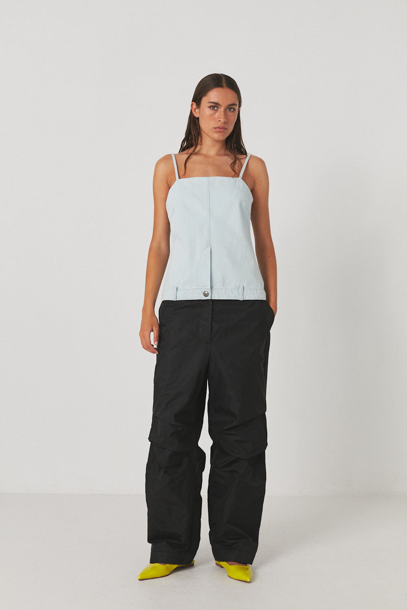 PreLoved Laure - Denim light camisole top - S 3 - Rabens Saloner - DK