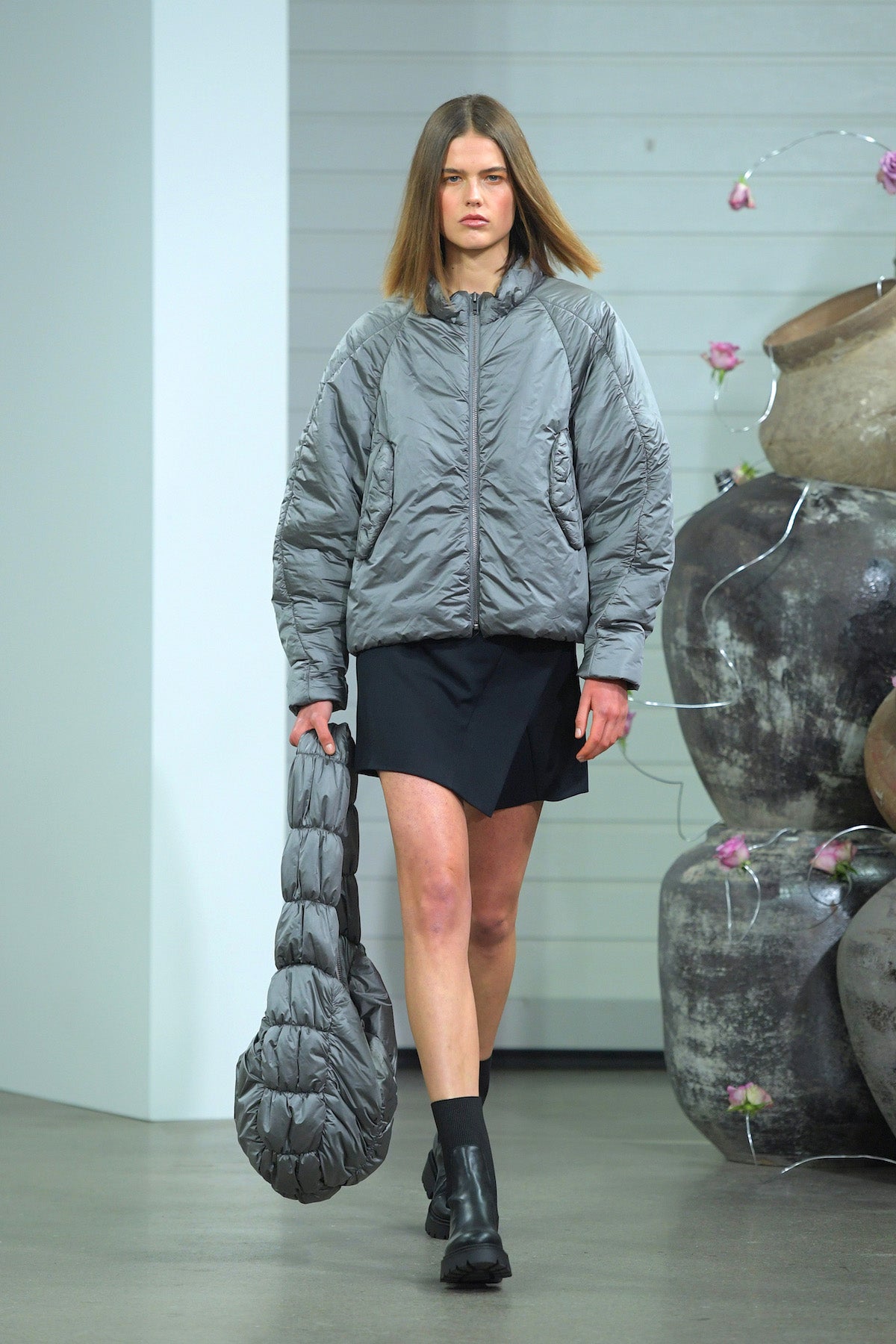 PreLoved Hilde - Light tailoring skirt - L 4 - Rabens Saloner - DK