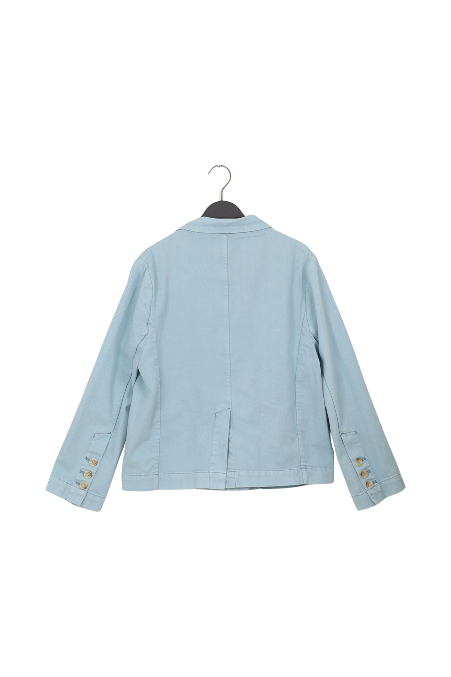 PreLoved Aeva - Canvas drill crop jacket I Aqua - M 2 - Rabens Saloner - DK