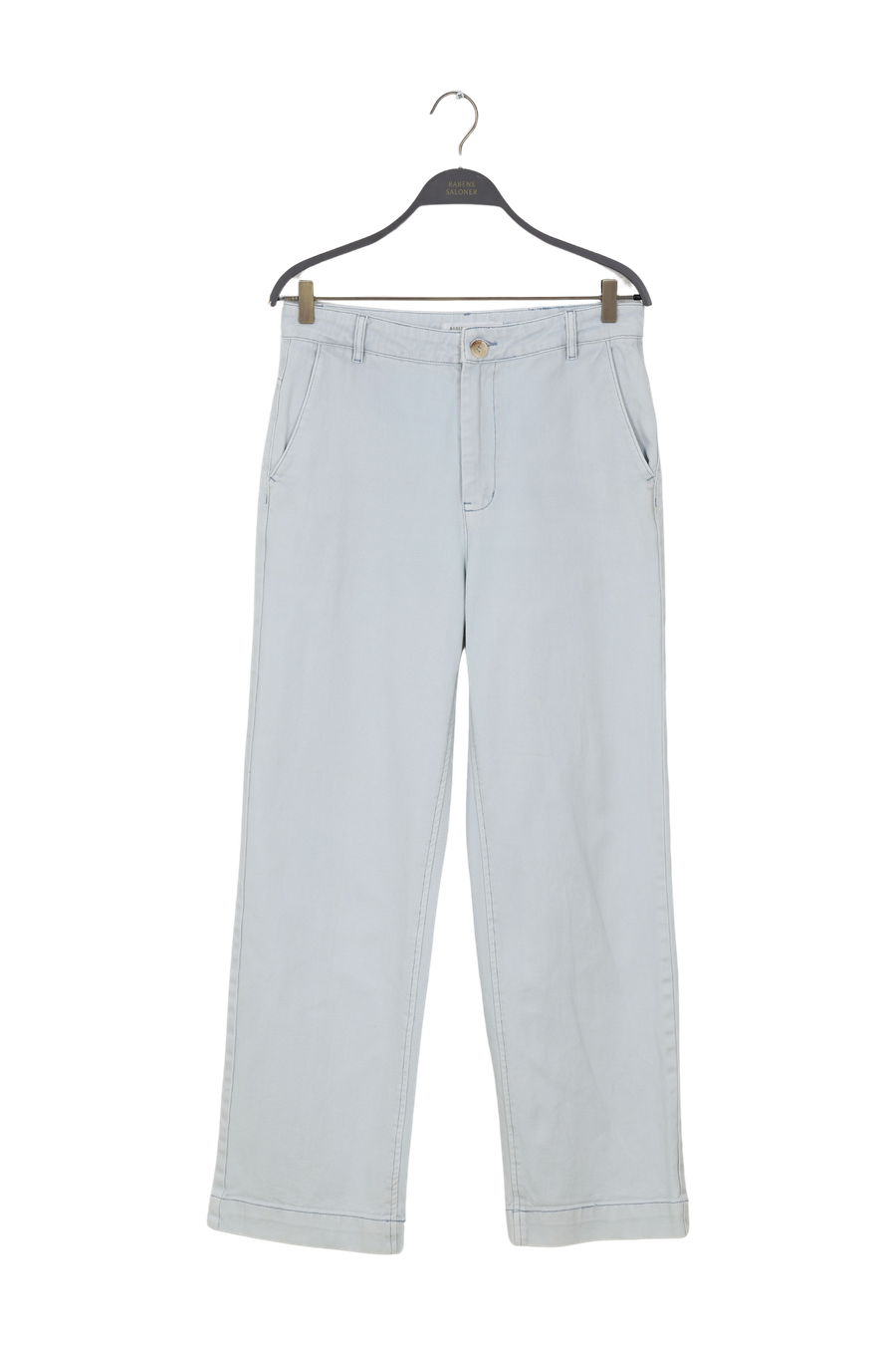 PreLoved Sabina - Canvas drill pant I Aqua - M 1 - Rabens Saloner - DK