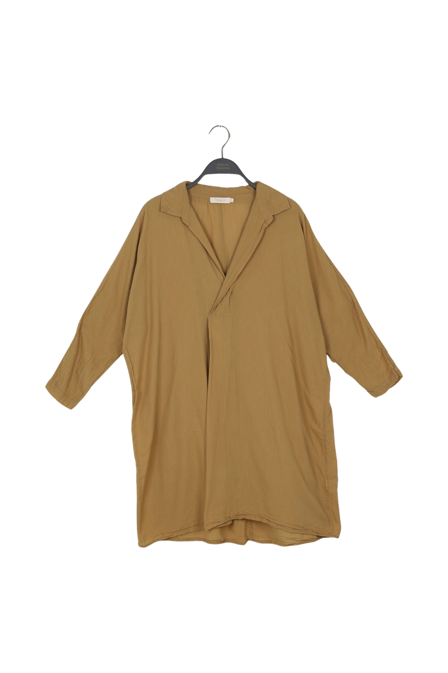 PreLoved Jona - Cotton placket shirt dress - XS Oak XS 1 - Rabens Saloner - DK