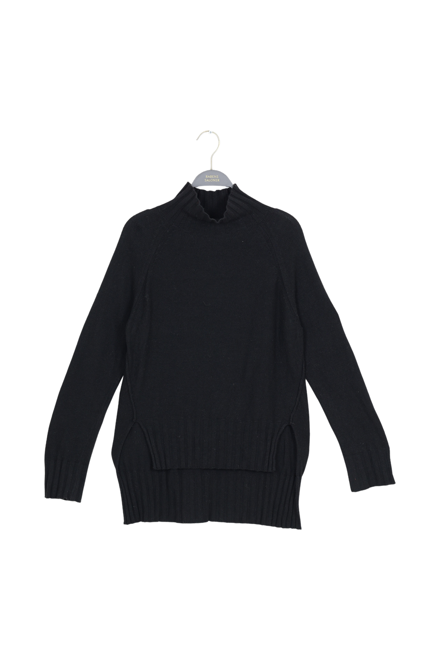 PreLoved Saoirse - Jagged split sweater I Black - XS 1 - Rabens Saloner - DK