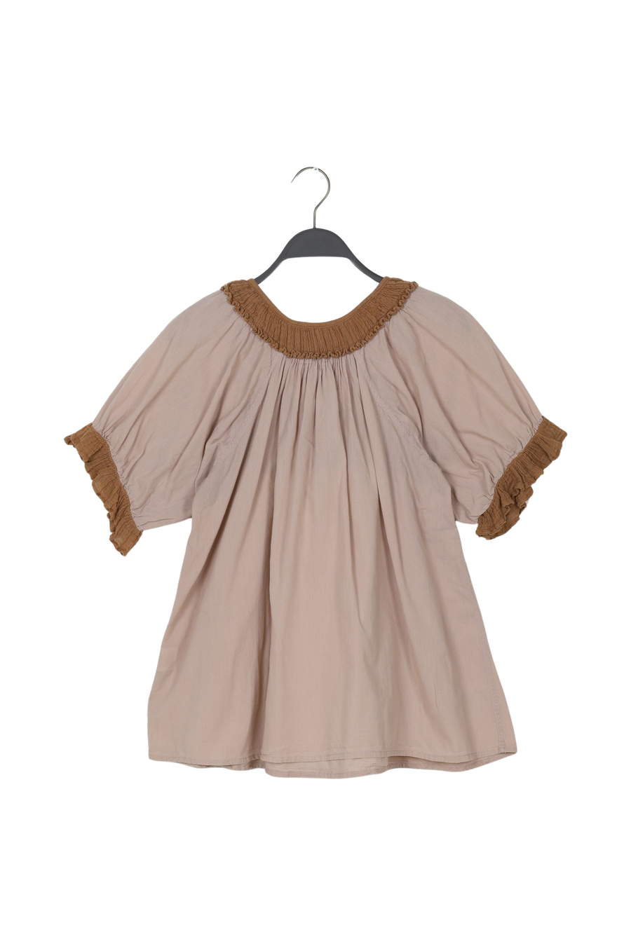 PreLoved Dorita - Cotton angel top I Caramel - S 2 - Rabens Saloner - DK