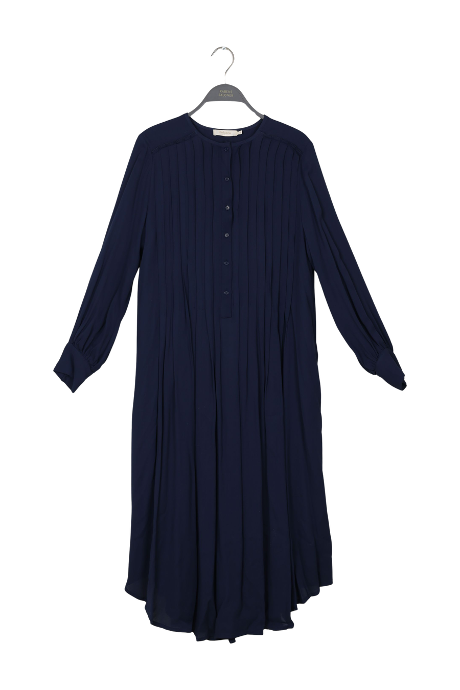 PreLoved Alva - Tuck long dress - S Dark blue S 1 - Rabens Saloner - DK