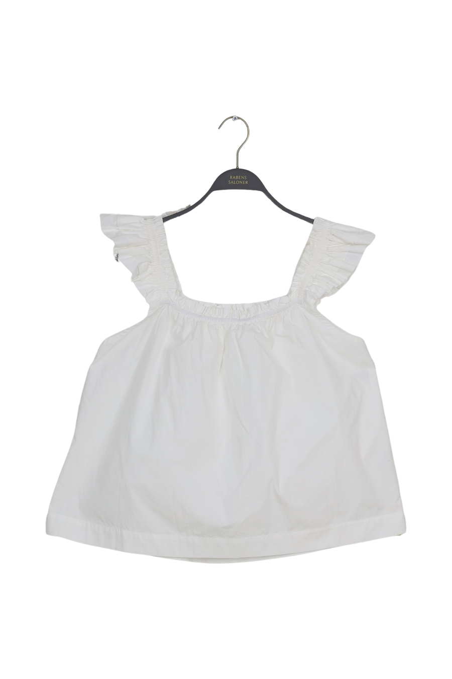 PreLoved Inis - Poplin frill top - M 1 - Rabens Saloner - DK