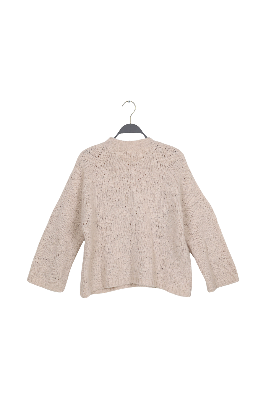 PreLoved Elsie - Dual knit oversize sweater I Beige - XS/S 2 - Rabens Saloner - DK